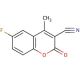 6-Fluoro-4-methylcoumarin-3-carbonitrile (CAS 288399-90-6) - chemical structure image