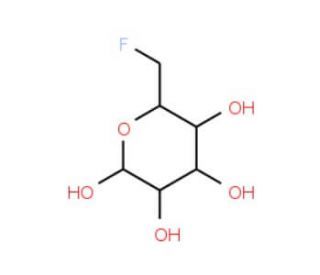 6-Fluoro-6-deoxy-D-galactopyranose (CAS 18961-68-7) - chemical structure image