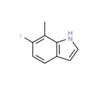 6-Fluoro-7-methylindole (CAS 57817-10-4) - chemical structure image