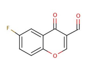 6-Fluorochromone-3-carboxaldehyde (CAS 69155-76-6) - chemical structure image