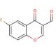 6-Fluorochromone-3-carboxaldehyde (CAS 69155-76-6) - chemical structure image