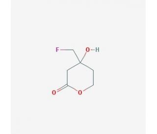 6-Fluoromevalonate (CAS 2822-77-7) - chemical structure image