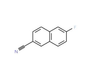 6-Fluoronaphthalene-2-carbonitrile - chemical structure image