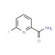 6-Fluoropyridine-2-carboxamide (CAS 369-03-9) - chemical structure image