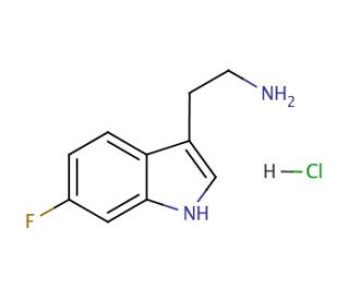 6-Fluorotryptamine hydrochloride (CAS 55206-24-1) - chemical structure image