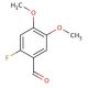 6-Fluoroveratraldehyde (CAS 71924-62-4) - chemical structure image