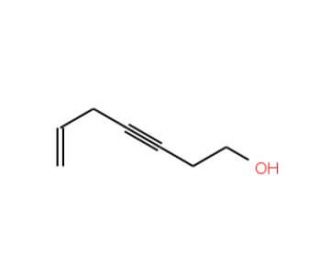 6-Hepten-3-yn-1-ol (CAS 123707-02-8) - chemical structure image