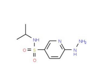 6-hydrazino-N-isopropylpyridine-3-sulfonamide - chemical structure image