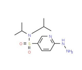 6-hydrazino-N,N-diisopropylpyridine-3-sulfonamide - chemical structure image