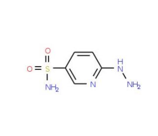 6-hydrazinopyridine-3-sulfonamide (CAS 75710-97-3) - chemical structure image