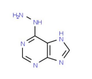 6-hydrazinyl-7H-purine (CAS 5404-86-4) - chemical structure image