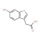 (6-hydroxy-1-benzofuran-3-yl)acetic acid (CAS 69716-04-7) - chemical structure image