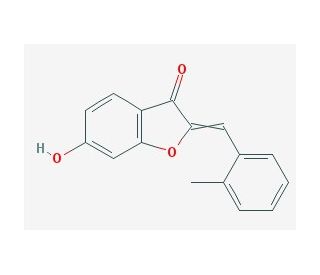 6-hydroxy-2-(2-methylbenzylidene)-1-benzofuran-3(2H)-one - chemical structure image