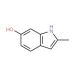 6-Hydroxy-2-methylindole (CAS 54584-22-4) - chemical structure image