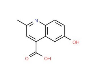 6-Hydroxy-2-methylquinoline-4-carboxylic acid - chemical structure image