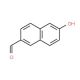 6-Hydroxy-2-naphthaldehyde 的分子结构, CAS编号: 78119-82-1 6-Hydroxy-2-naphthaldehyde (CAS 78119-82-1) - chemical structure image