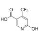 6-Hydroxy-4-(trifluoromethyl)nicotinic acid (CAS 849020-87-7) - chemical structure image