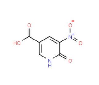 6-Hydroxy-5-nitropyridine-3-carboxylic acid (CAS 6635-31-0) - chemical structure image