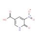 6-Hydroxy-5-nitropyridine-3-carboxylic acid (CAS 6635-31-0) - chemical structure image