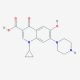 6-Hydroxy-6-defluoro Ciprofloxacin - chemical structure image