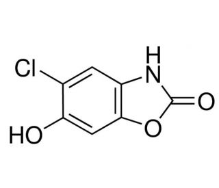 6-Hydroxy chlorzoxazone (CAS 1750-45-4) - chemical structure image