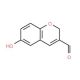 6-Hydroxychromene-3-carboxaldehyde (CAS 134822-76-7) - chemical structure image