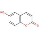 6-Hydroxycoumarin (CAS 6093-68-1) - chemical structure image