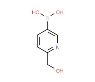 6-(Hydroxymethyl)pyridine-3-boronic acid (CAS 913835-98-0) - chemical structure image