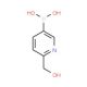 6-(Hydroxymethyl)pyridine-3-boronic acid (CAS 913835-98-0) - chemical structure image