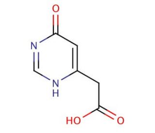 (6-hydroxypyrimidin-4-yl)acetic acid (CAS 1119449-91-0) - chemical structure image
