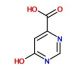 6-Hydroxypyrimidine-4-carboxylic acid (CAS 6299-87-2) - chemical structure image