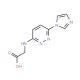(6-Imidazol-1-yl-pyridazin-3-ylamino)-acetic acid - chemical structure image