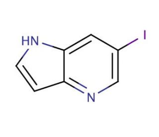 6-Iodo-1H-pyrrolo[3,2-b]pyridine (CAS 1015609-75-2) - chemical structure image