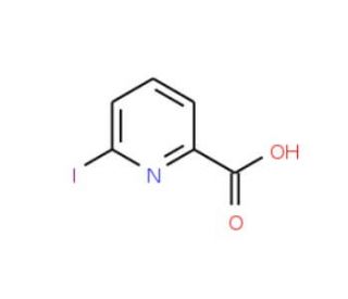 6-Iodo-pyridine-2-carboxylic acid (CAS 55044-68-3) - chemical structure image