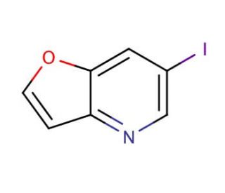 6-Iodofuro[3,2-b]pyridine (CAS 1131335-68-6) - chemical structure image
