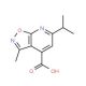 6-isopropyl-3-methylisoxazolo[5,4-b]pyridine-4-carboxylic acid - chemical structure image