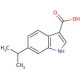 6-Isopropylindole-3-carboxaldehyde (CAS 170489-34-6) - chemical structure image