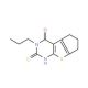 6-Mercapto-5-propyl-1,2,3,5-tetrahydro-8-thia-5,7-diaza-cyclopenta[a]inden-4-one - chemical structure image