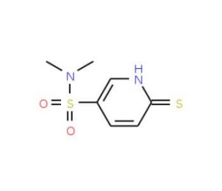 6-mercapto-N,N-dimethylpyridine-3-sulfonamide - chemical structure image