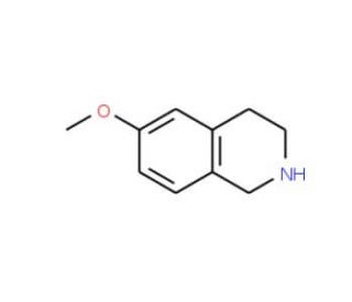 6-Methoxy-1,2,3,4-tetrahydroisoquinoline (CAS 42923-77-3) - chemical structure image