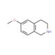6-Methoxy-1,2,3,4-tetrahydroisoquinoline (CAS 42923-77-3) - chemical structure image