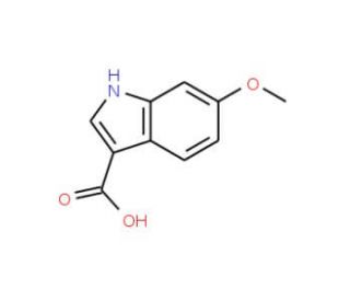 6-Methoxy-1H-indole-3-carboxylic acid (CAS 90924-43-9) - chemical structure image