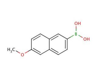 6-Methoxy-2-naphthaleneboronic acid (CAS 156641-98-4) - chemical structure image