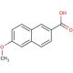 6-Methoxy-2-naphthoic acid (CAS 2471-70-7) - chemical structure image
