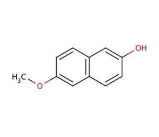 6-Methoxy-2-naphthol (CAS 5111-66-0) - chemical structure image