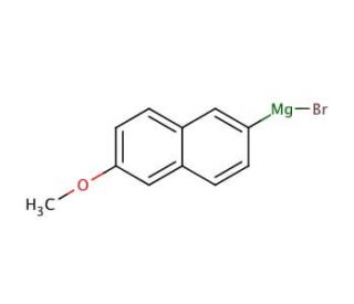 6-Methoxy-2-naphthylmagnesium bromide solution (CAS 38046-82-1) - chemical structure image