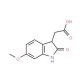 (6-Methoxy-2-oxo-2,3-dihydro-1H-indol-3-yl)acetic acid (CAS 885272-28-6) - chemical structure image