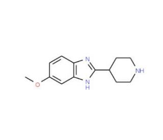 6-Methoxy-2-piperidin-4-yl-1H-benzimidazole - chemical structure image