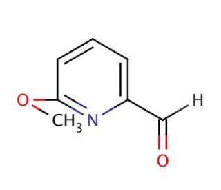6-Methoxy-2-pyridinecarboxaldehyde (CAS 54221-96-4) - chemical structure image