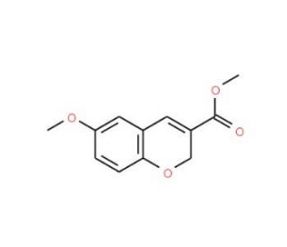 6-Methoxy-2H-chromene-3-carboxylic acid methyl ester (CAS 338759-76-5) - chemical structure image
